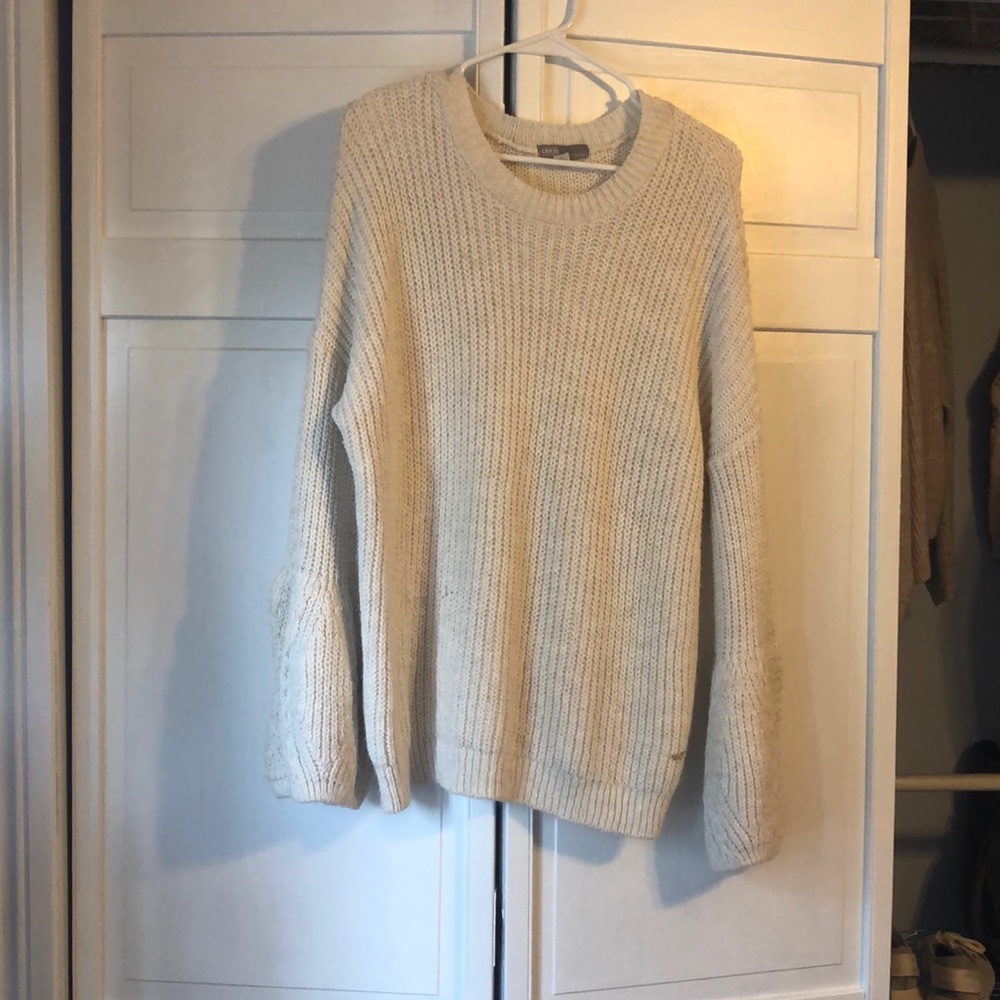 ASOS size 6 bell sleeved cable knit sweater